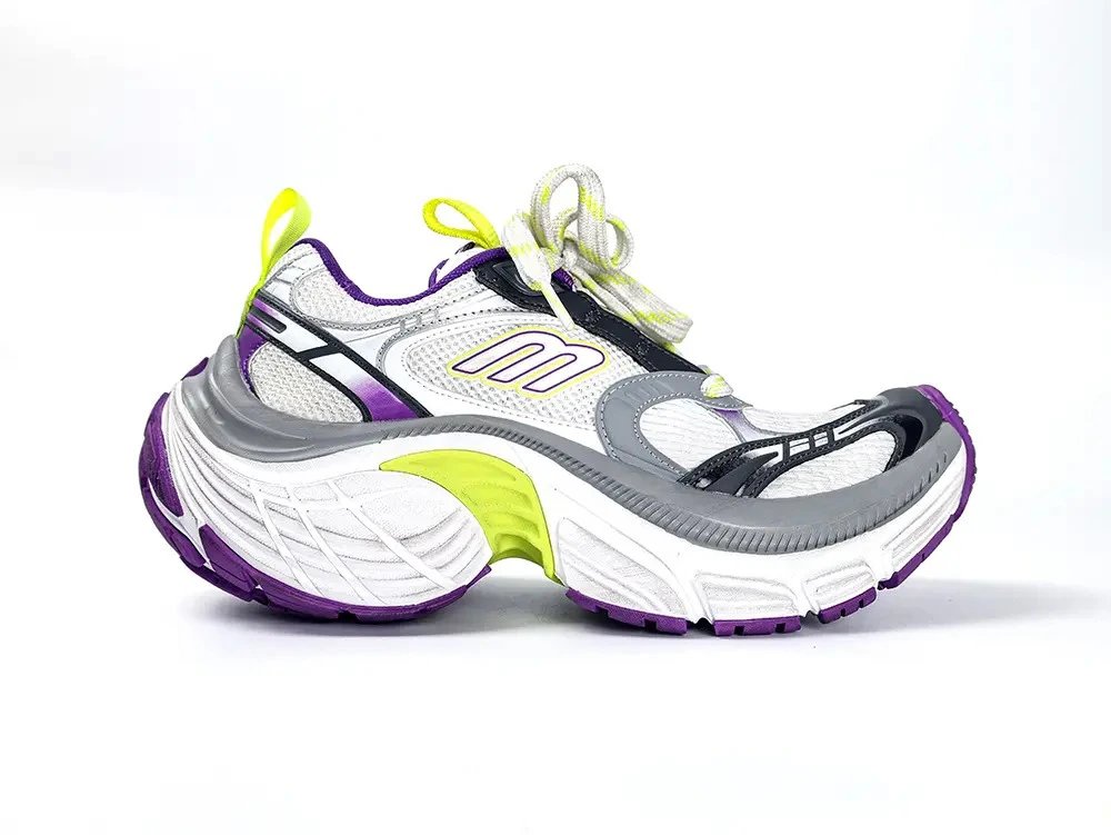 Maison Mihara Yasuhiro Peterson White Purple Yellow Sneakers