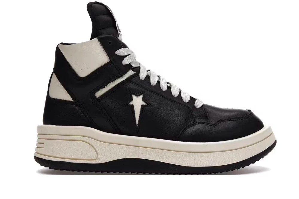 Rick Owens x TURBOWPN Mid Black Cloud Cream