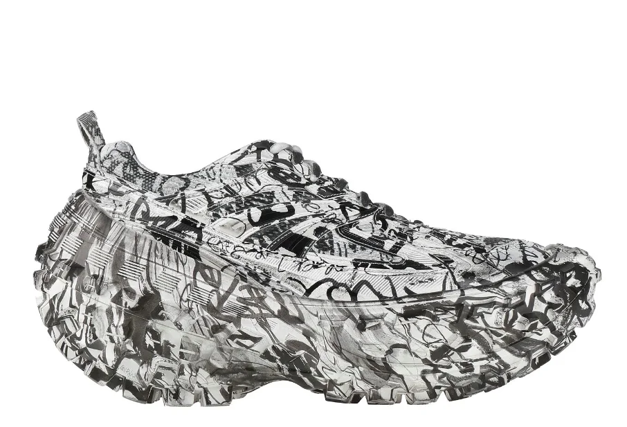 Balenciaga Bouncer Sneakers Estampado Graffiti