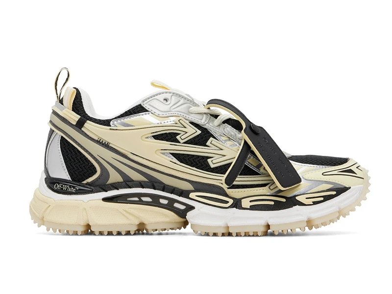 Off-White Odsy-1000 Beige Black Sneakers