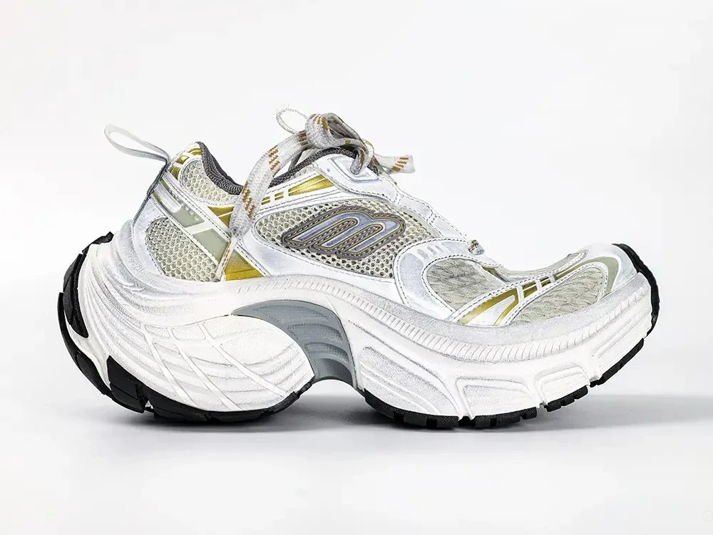 Balenciaga Sneakers Blanco-Amarillo Talla 6XL