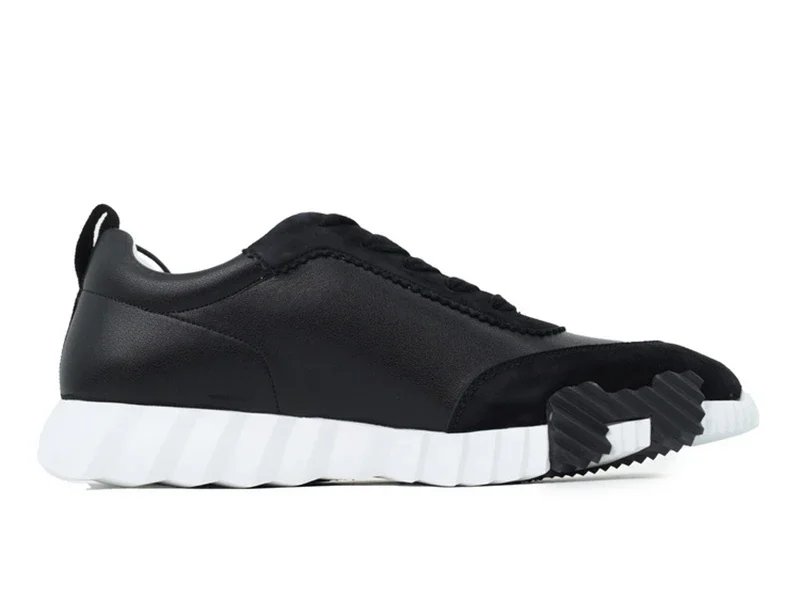 Hermès Bouncing Suede Sneaker Negro