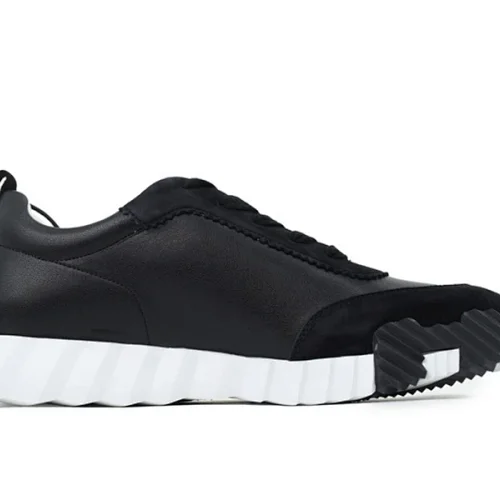Hermès Bouncing Suede Sneaker Negro