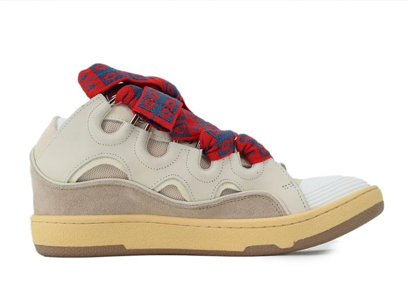 Maison Mihara Yasuhiro Peterson Beige Red Sneakers