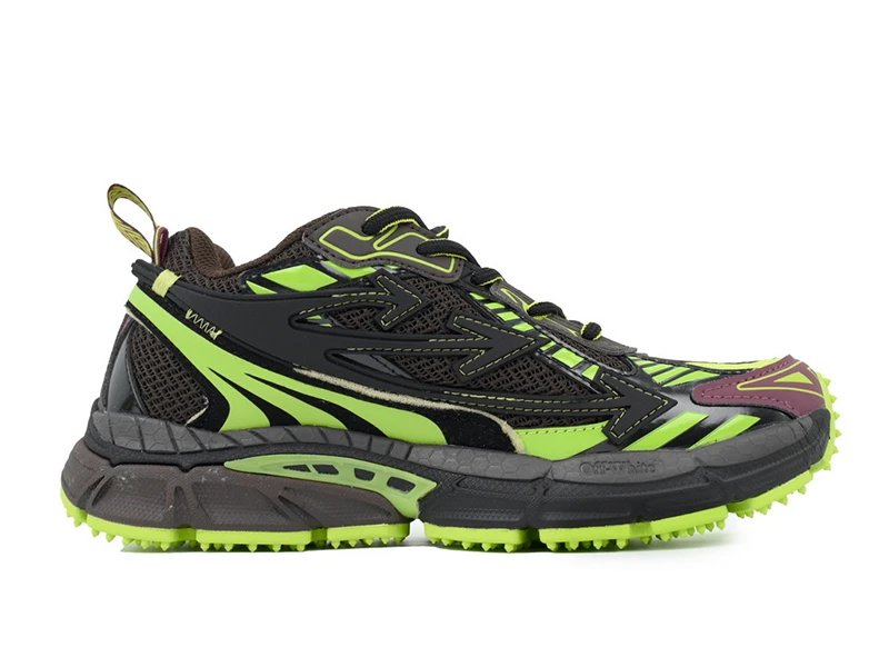 Balenciaga Runner Black Green Sneakers