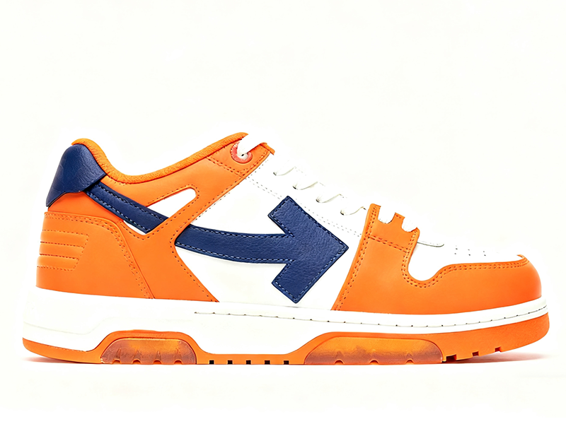 Off-White Out of Office Orange Blue Sneakers