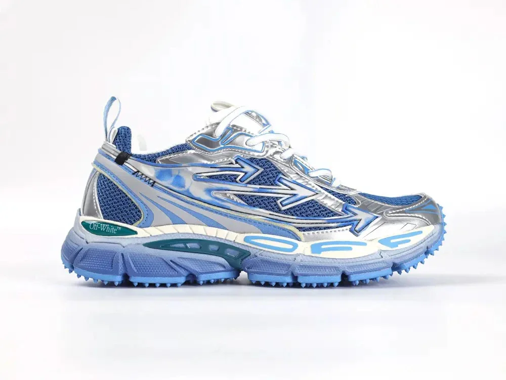 Off-White Be Right Back Plata/Azul