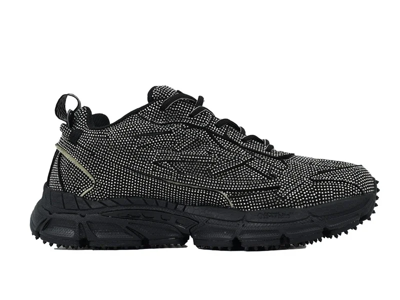 Off-White Be Right Back Black Glitter