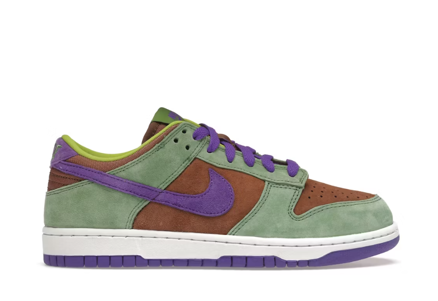 Nike Dunk Low Pro SB Green Purple Sneakers