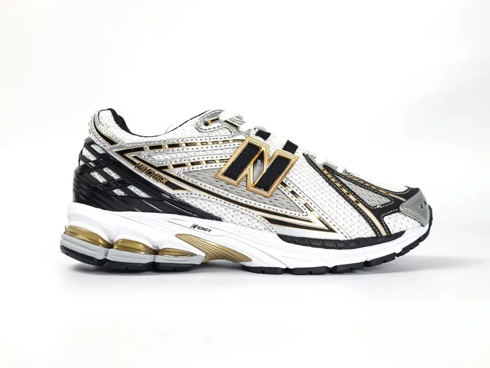 New Balance 1906R White Black Gold Sneakers