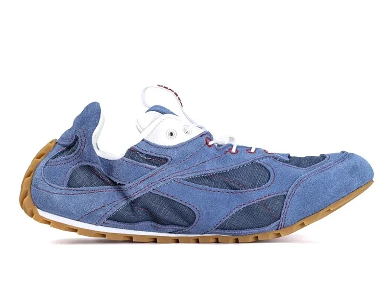 Bottega Veneta Orbit Flash Sneakers Azul Venezia
