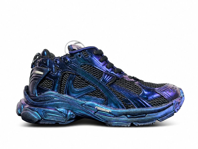 Balenciaga Runner Sneaker Iridescent Blue