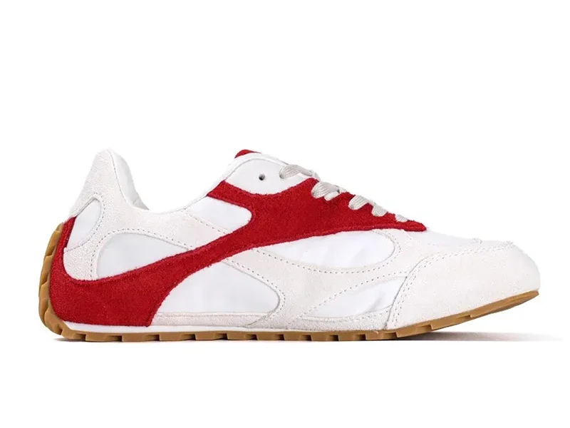 Bottega Veneta Orbit Flash Sneaker Blanco Rojo