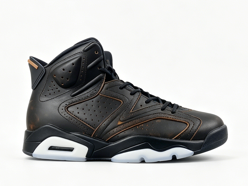 Jordan Air Jordan 6 Image Black Metallic Sneakers