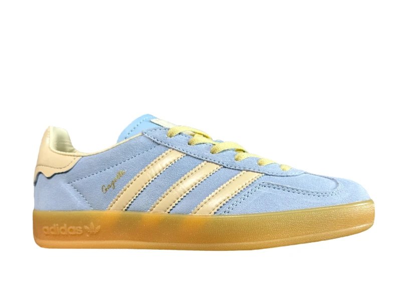Adidas Gazelle Indoor Light Blue Yellow Gum