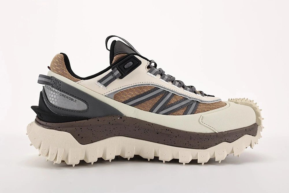 Moncler Trailgrip Low Beige Brown Sneakers