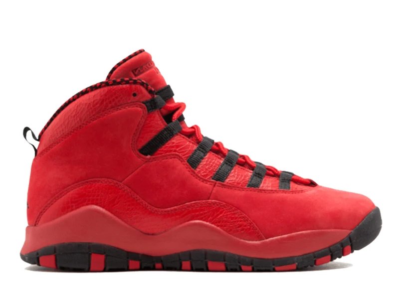 Jordan Air Jordan 10 Image Red Black Sneakers