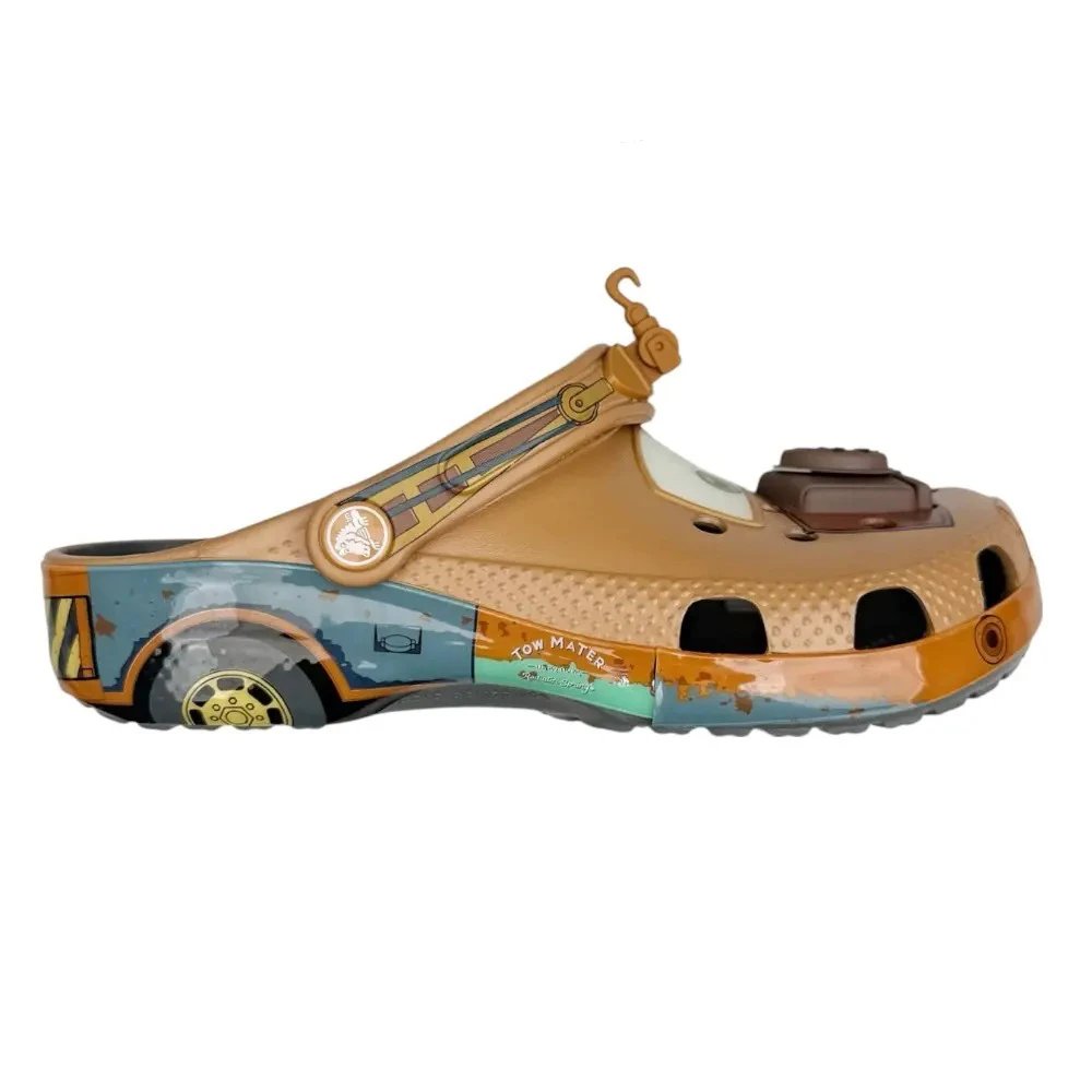 Crocs Cars Tow Mater Brown Multi Clogs