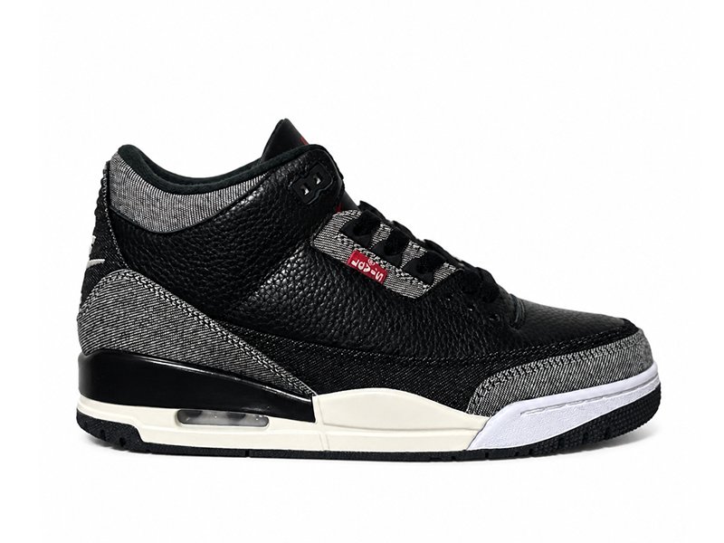 Levi's x Air Jordan 3 Retro Black