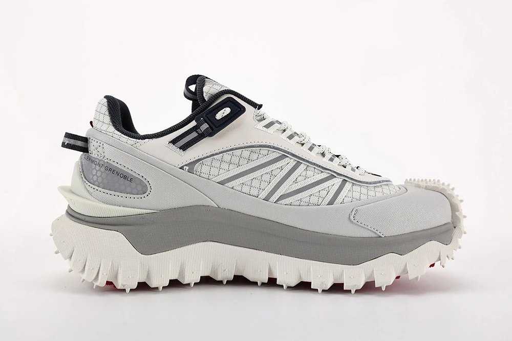 Moncler Trailgrip Low White Grey Sneakers