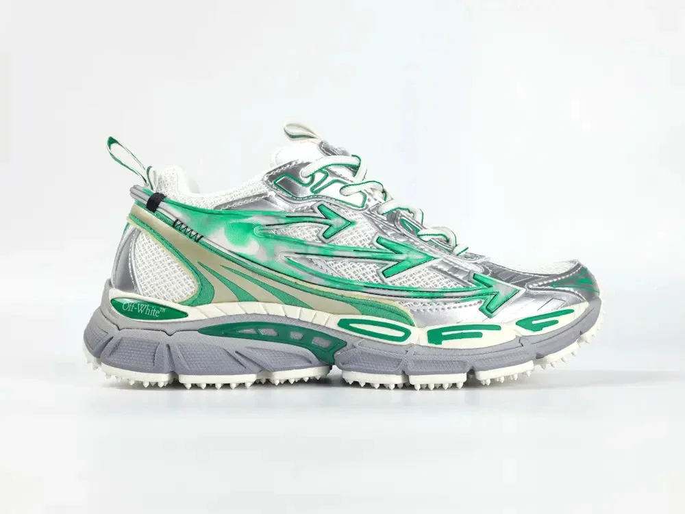 Off-White Sneakers Be Right Back Argento/Turchese