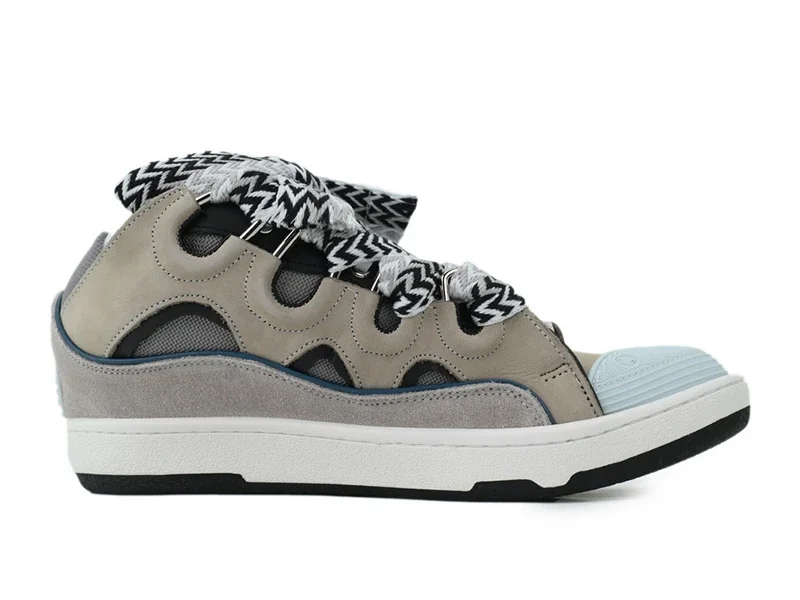 Lanvin Curb Sneakers Azul Gris