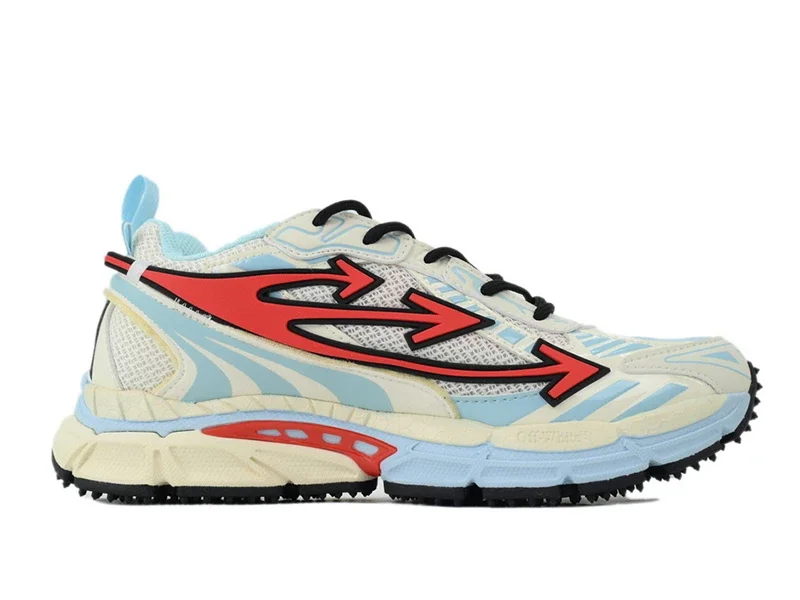 Off-White Be Right Back Polvo Azul/Rojo Coral