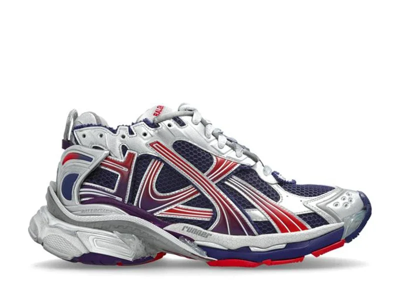 Balenciaga Runner Gradient Navy/Red/Grey