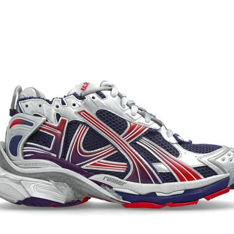 Balenciaga Runner Gradient Navy/Red/Grey