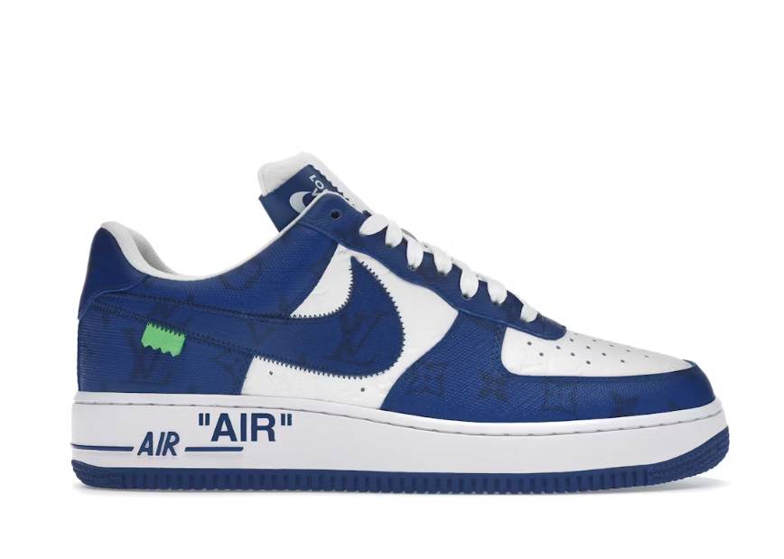 Nike LV Air Force 1 Blue White Sneakers