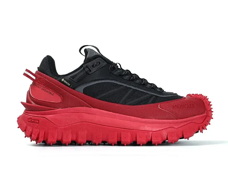 Moncler Trailgrip Gore-Tex Negro Rojo