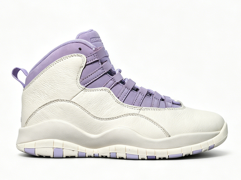 Jordan Air Jordan 10 Image White Purple Sneakers