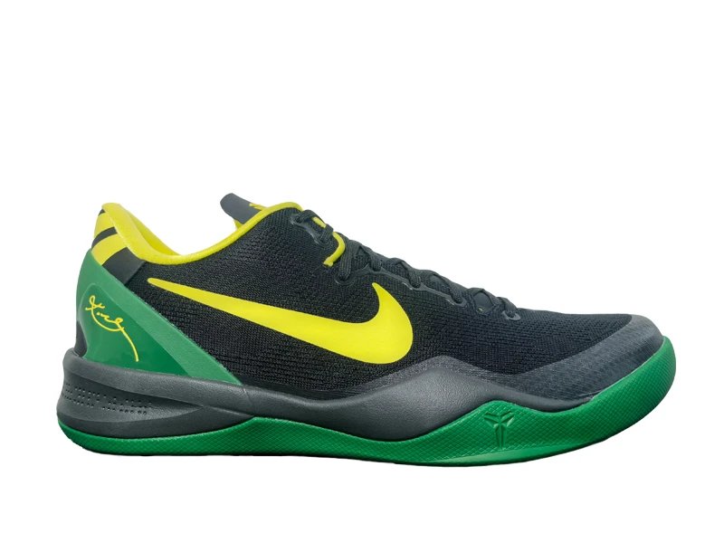 Nike Kobe 8 Black Green Yellow Sneakers