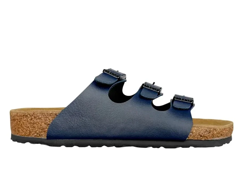 Birkenstock Florida Flex Platform Slides Azul