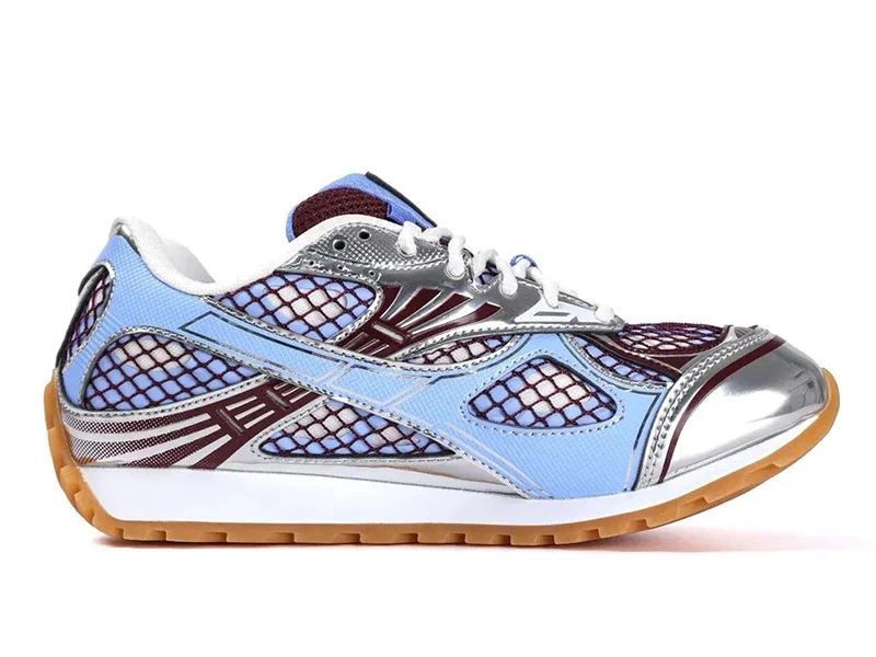 Bottega Veneta Orbit Sneakers Barolo Blue Bell