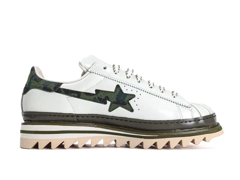 Maison Mihara Yasuhiro Peterson White Green Sneakers