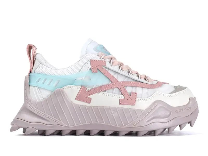 Off-White Odsy-1000 Pink Blue Sneakers