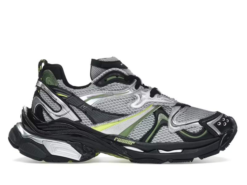 Balenciaga Runner Silver Black Sneakers