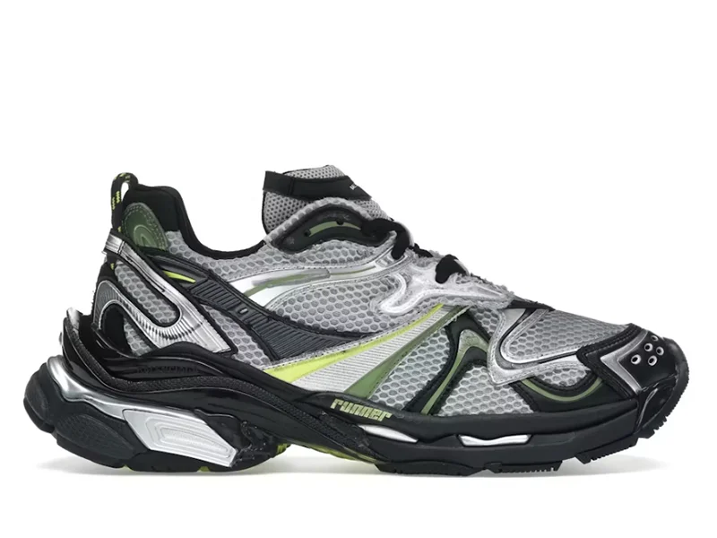 Balenciaga Runner Worn-Out Silver Neon Yellow
