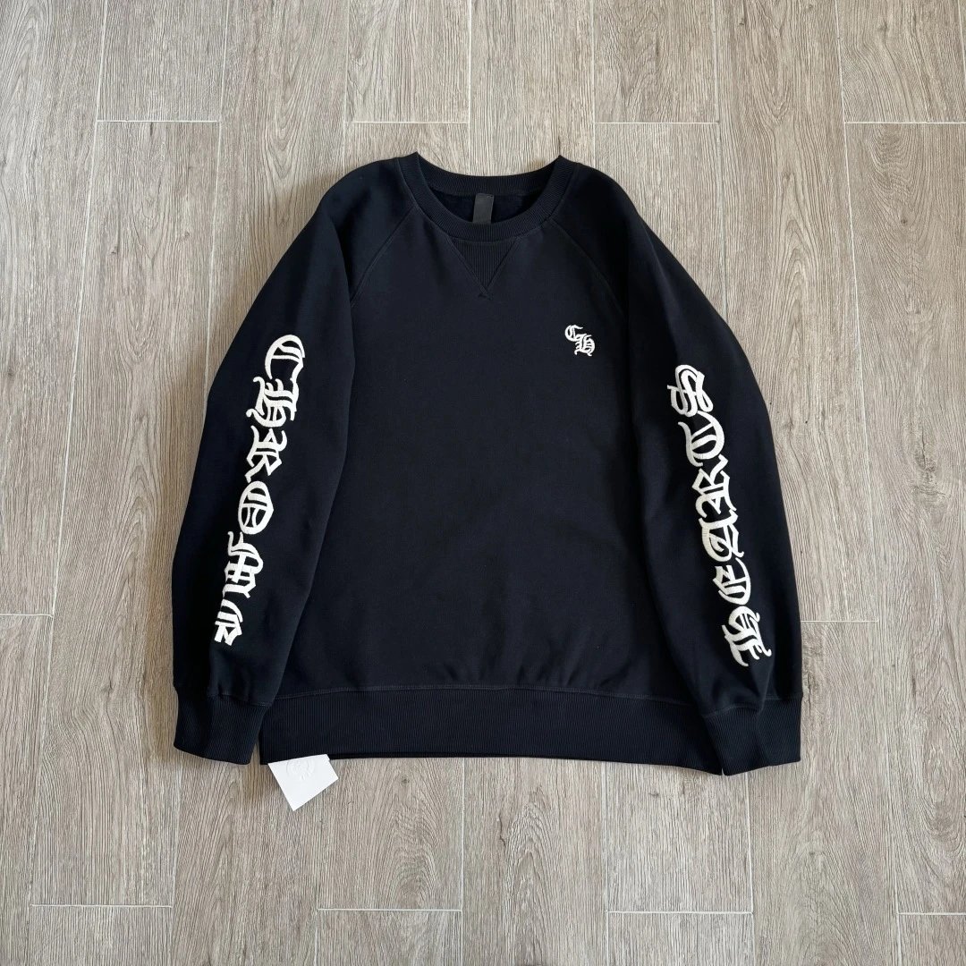 Chrome  克罗 新款25FW梵文字母刺绣圆领 卫衣