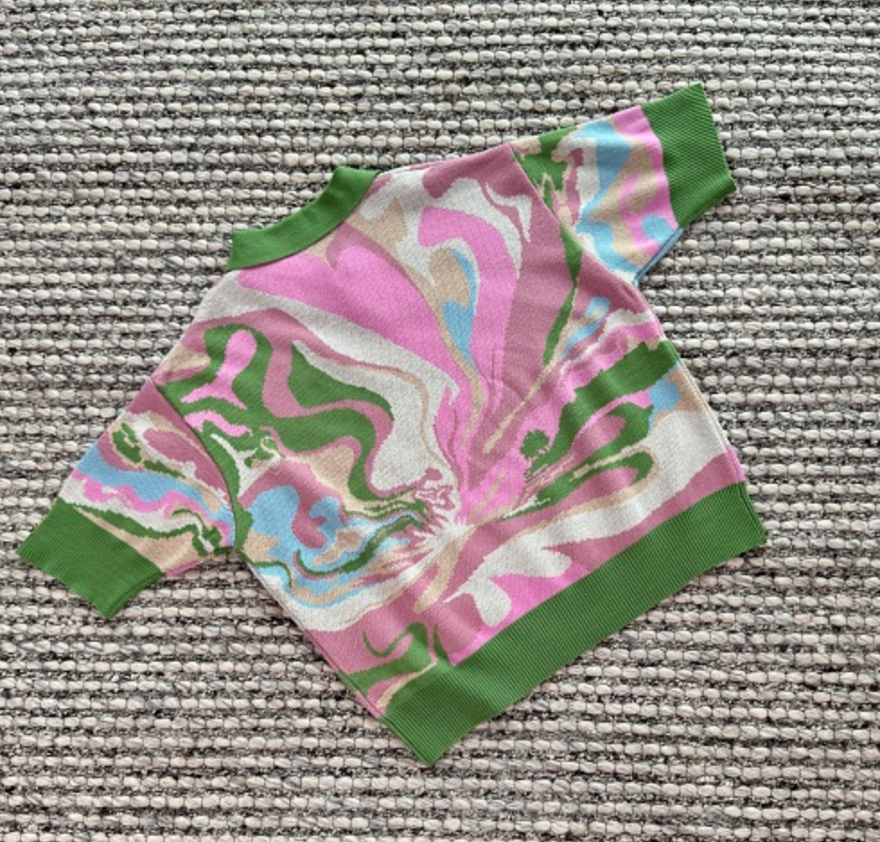 house羊绒短袖毛衣-2618