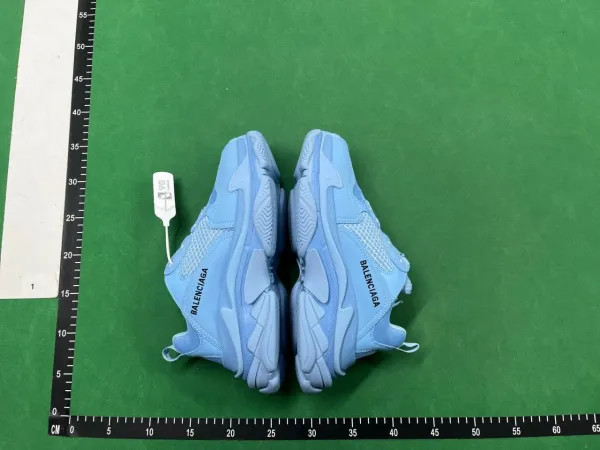 Balenciaga Triple S Silver Metallic Sneakers - 2