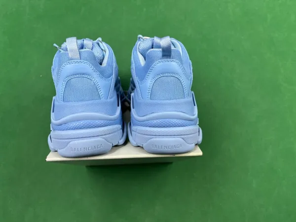 Balenciaga Triple S Silver Metallic Sneakers - 4
