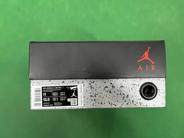 Off-White x Air Jordan 4 Sail Sneakers - 4