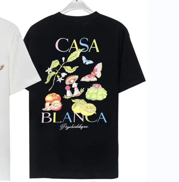 Casa Blanca Psychedelique Graphic T-Shirt Black - 1