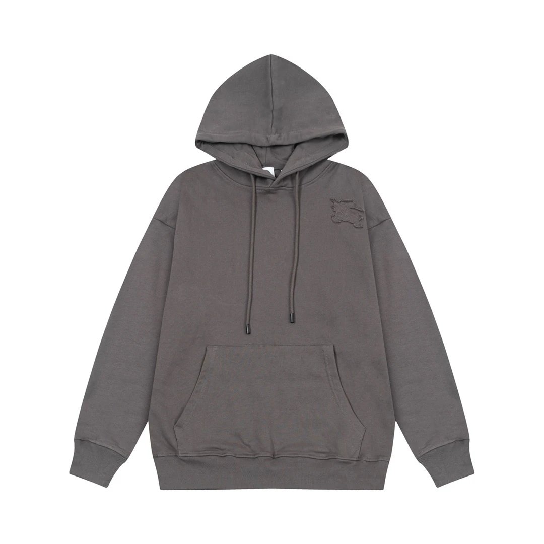 Burberry Hoodies & Sweatshirts Plaid-Lined Zip-Up Hoodie — LM028