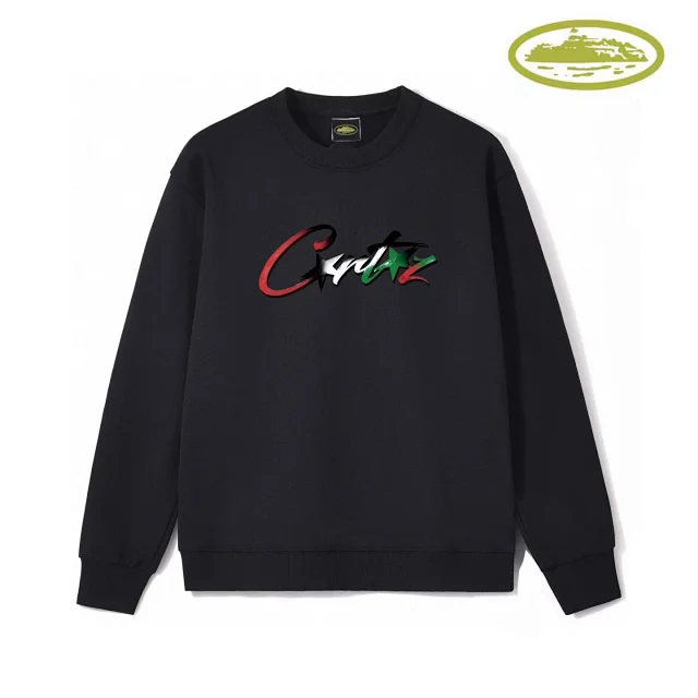 Unbranded Hoodies & Sweatshirts Crewneck sweatshirt with multicolor script graphic product detail image 4