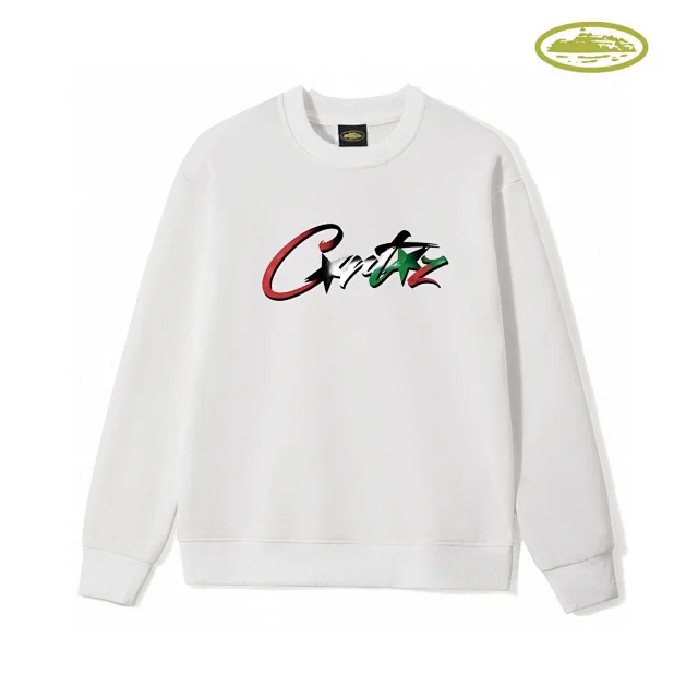 Unbranded Hoodies & Sweatshirts Crewneck sweatshirt with multicolor script graphic product detail image 3