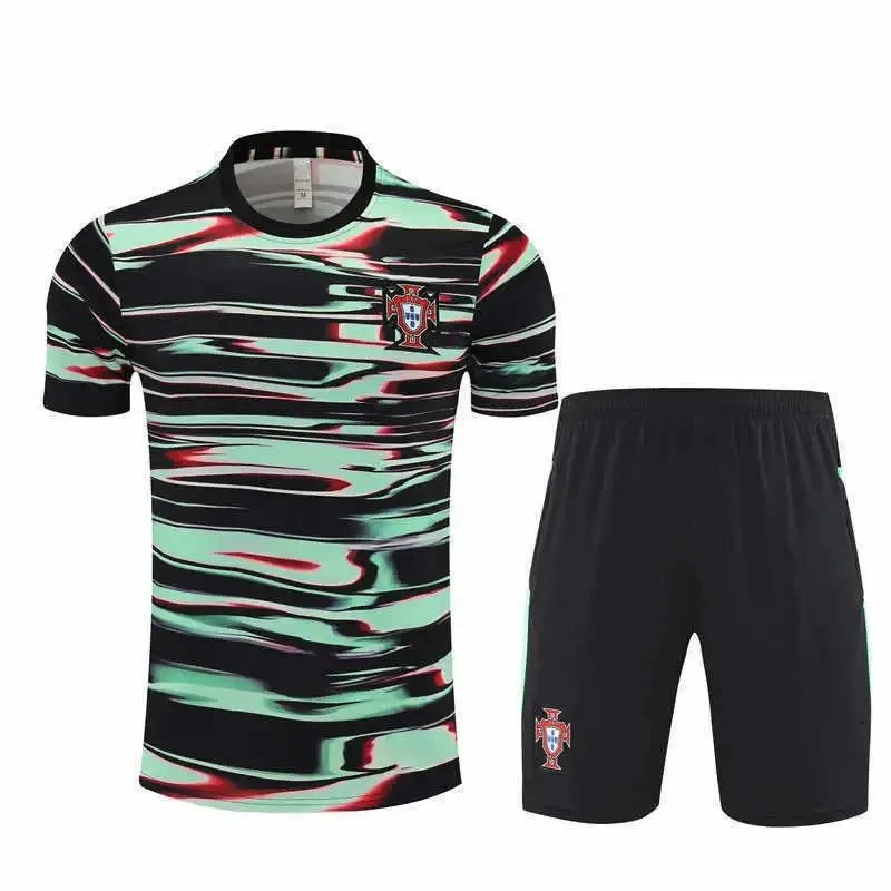 2526 season Portugal Training clothes suit Short sleeve Fan version