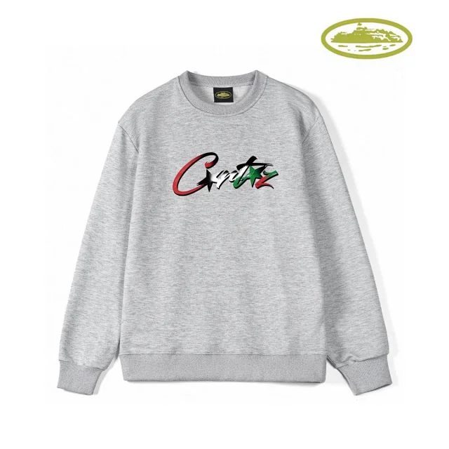 Unbranded Hoodies & Sweatshirts Crewneck sweatshirt with multicolor script graphic product detail image 2
